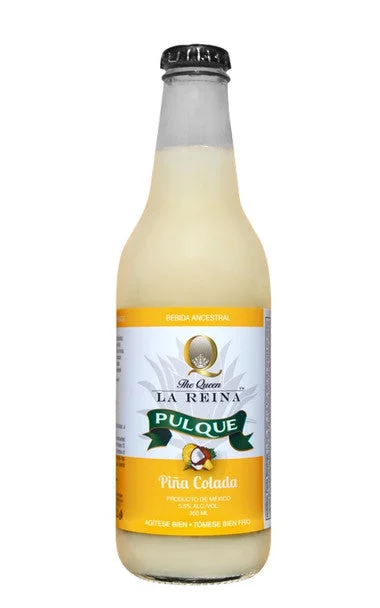 The Queen Pulque Pina Colada Flavored Liqueur | 4x350ML