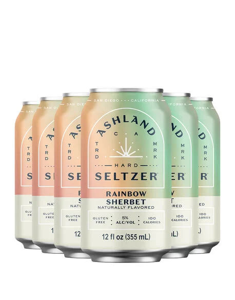 Ashland Hard Seltzer Rainbow Sherbet | (6)*355ML - Cocktail