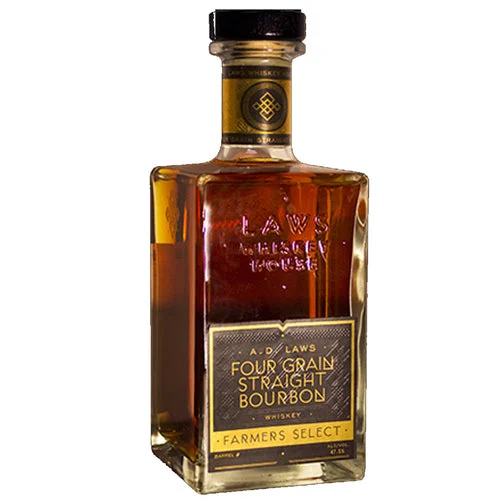 A. D. Laws Four Grain Straight Bourbon Farmers Select - Whiskey