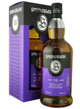 Springbank 18 Year Old Single Malt Scotch Whisky - Whiskey