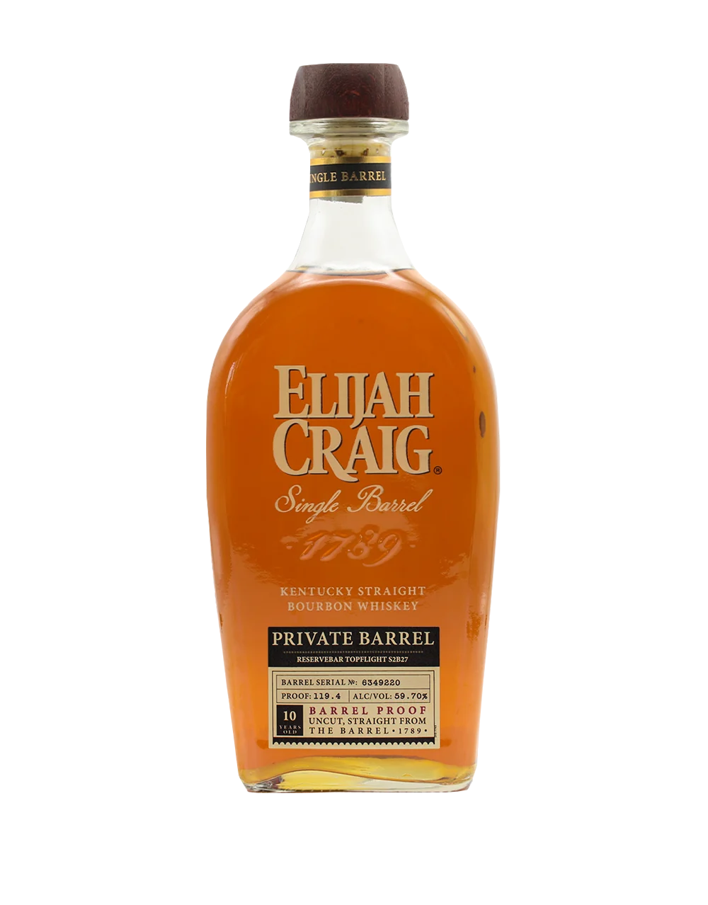 Elijah Craig Barrel Proof Bourbon S2B27 Whiskey - Whisky