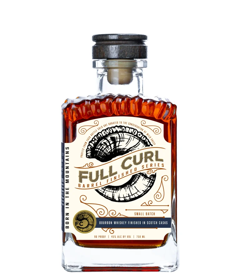 Whisky Bourbon Full Curl acabado en barricas escocesas