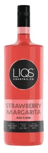 Liqs Cocktail Shots | Strawberry Margarita Premixed Wine Cocktail (Magnum) - NV
