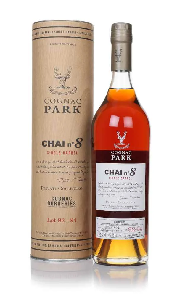 Cognac Park Chai N°8 Single Barrel Borderies Lot 92-94 | 700ML
