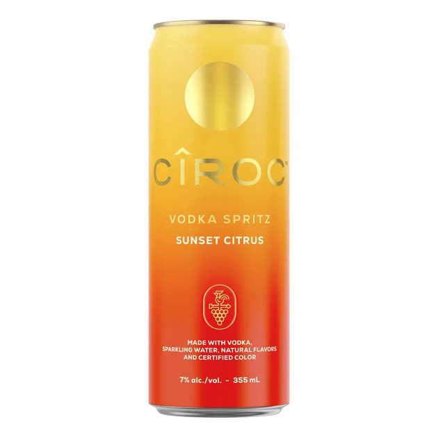 Cîroc Vodka Spritz Sunset Citrus Cocktail | 4x355ML