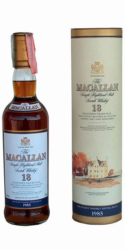 Macallan 18 Year Old (Distilled 1985 and Earlier) Scotch Whisky - Whiskey
