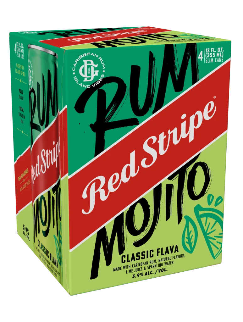 Red Stripe Rum Mojito Cocktail | 4x355ML