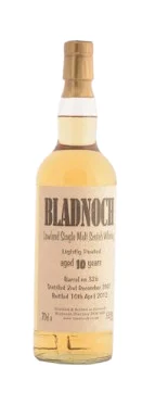 Bladnoch Lightly Peated 10 Year Old Single Malt Scotch Whisky | 700ML - Whiskey