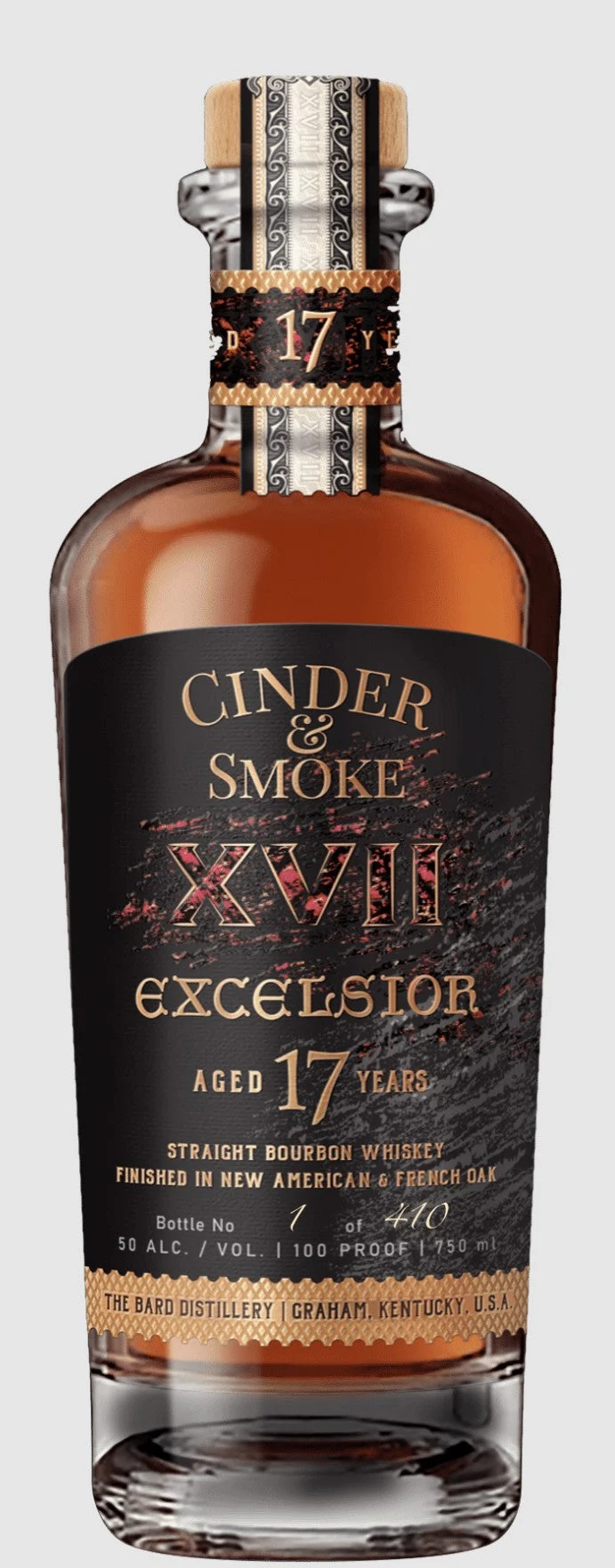 Cinder & Smoke 17 Year Old Straight Bourbon Whiskey