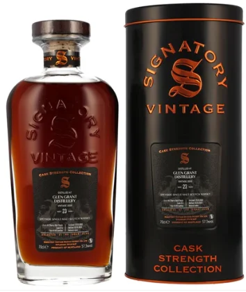 Glen Grant 23 Year Old SV Wu Dram Clan & Kirsch Sherry Cask #4 Single Malt Scotch | 700ML - Whiskey