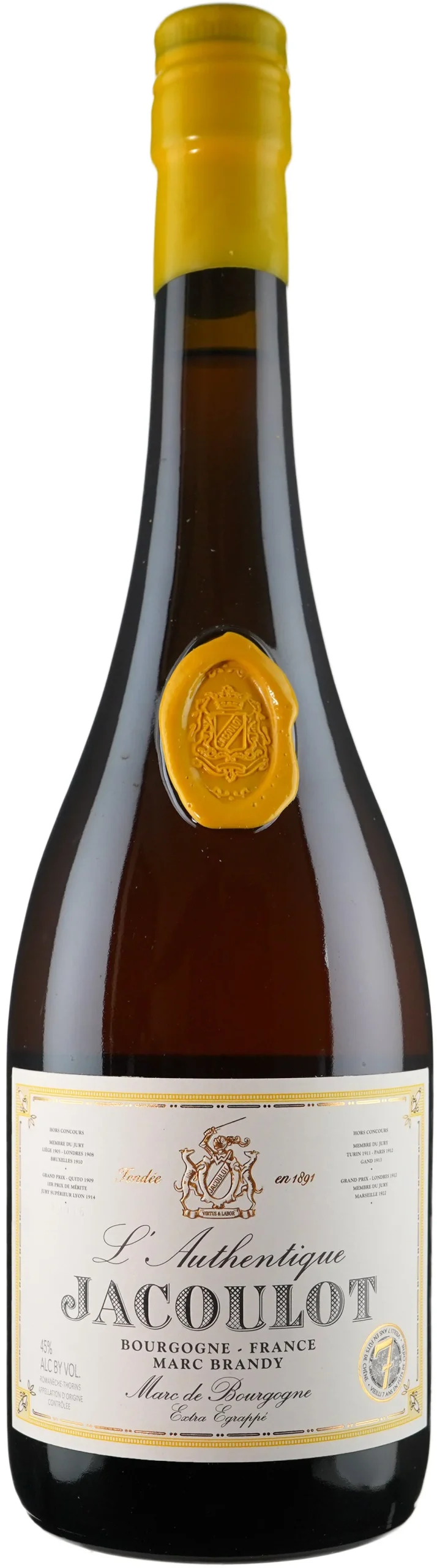 Jacoulot Marc de Bourgogne l'Authentique Brandy | 1L