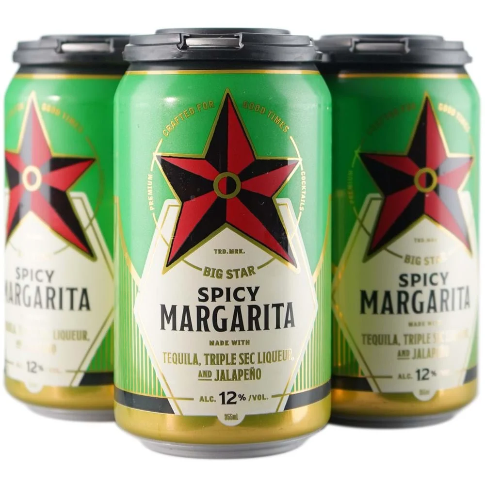Big Star Spicy Margarita Cocktail | 4x355ML