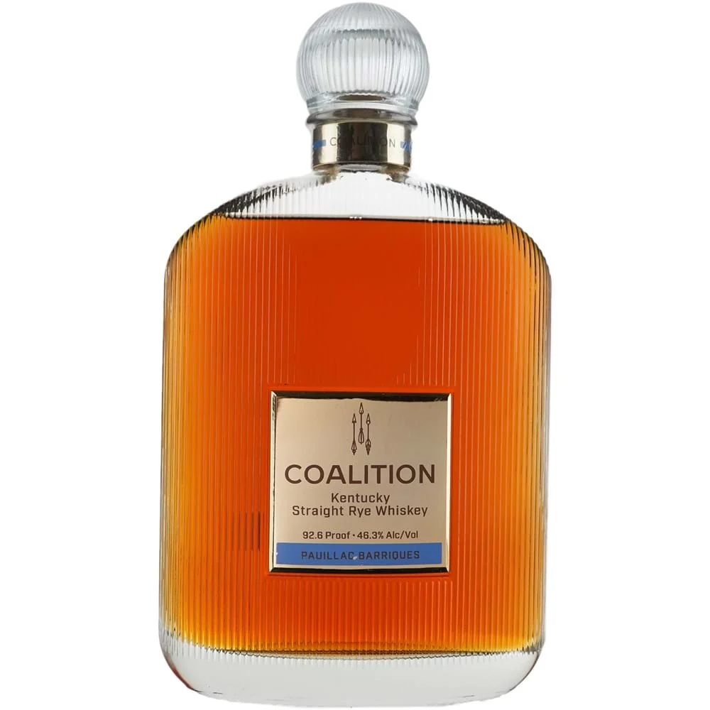Coalition Finished in ex Pauillac Barriques Straight Rye Whiskey