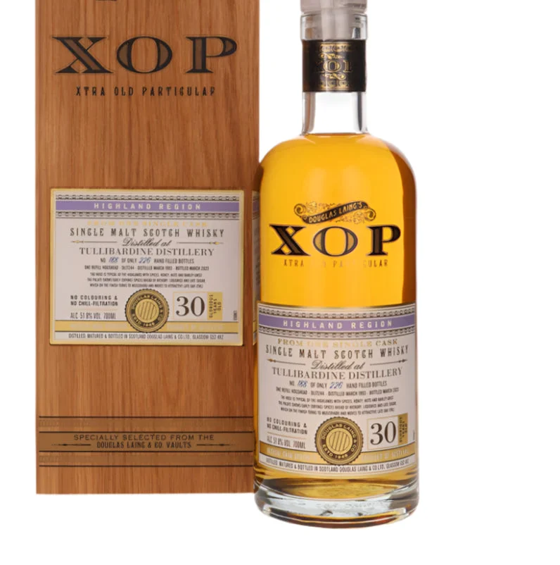 Tullibardine 30 Year Old (D.1993, B.2023) Douglas Laing’s XOP Scotch Whisky | 700ML - Whiskey