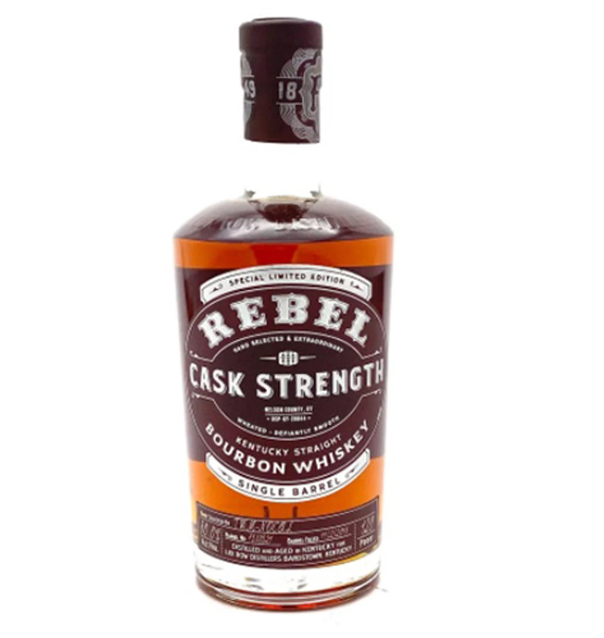 Rebel Enthusiast Special Limited Edition Cask Strength Kentucky Straight Bourbon Single Barrel Whiskey