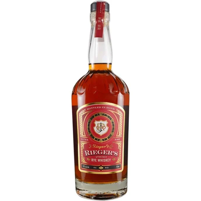J. Rieger & Co. Straight Bourbon Bottled in Bond Rye Whiskey