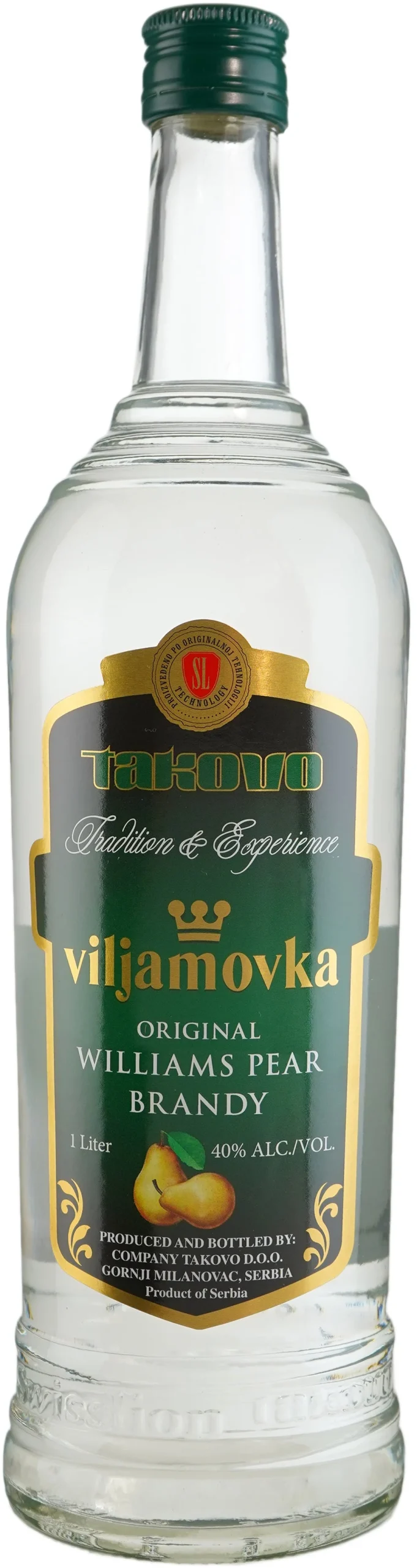 Takovo Viljamovka Williams Pear Brandy | 1L