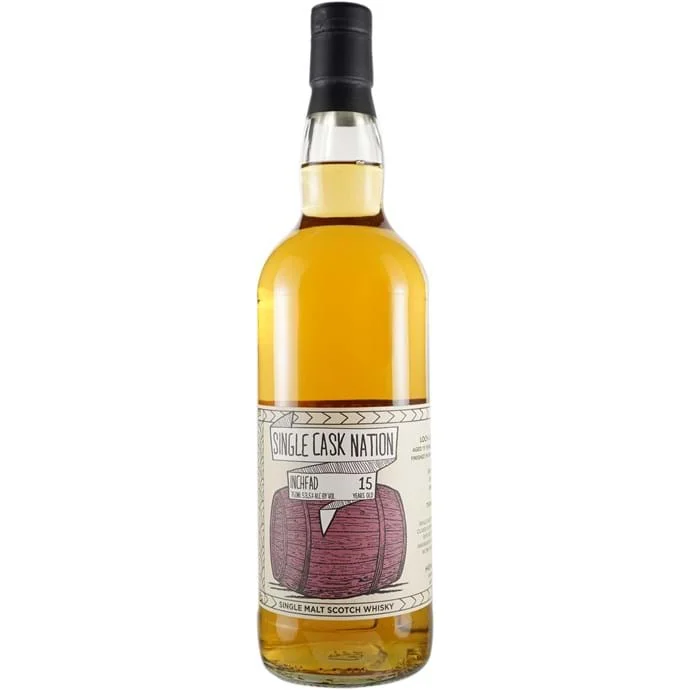 Single Cask Nation Inchfad 15 Year Old Finished 8 months in ex Grand Cru Bordeaux Cask # 417 Scotch Whisky - Whiskey