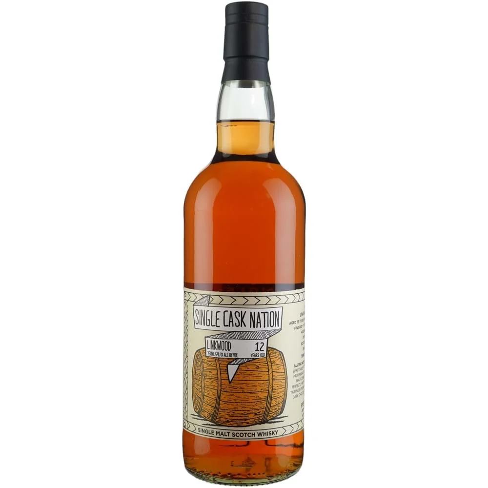 Single Cask Nation Linkwood 12 Year Old Single Malt Scotch Whisky - Whiskey
