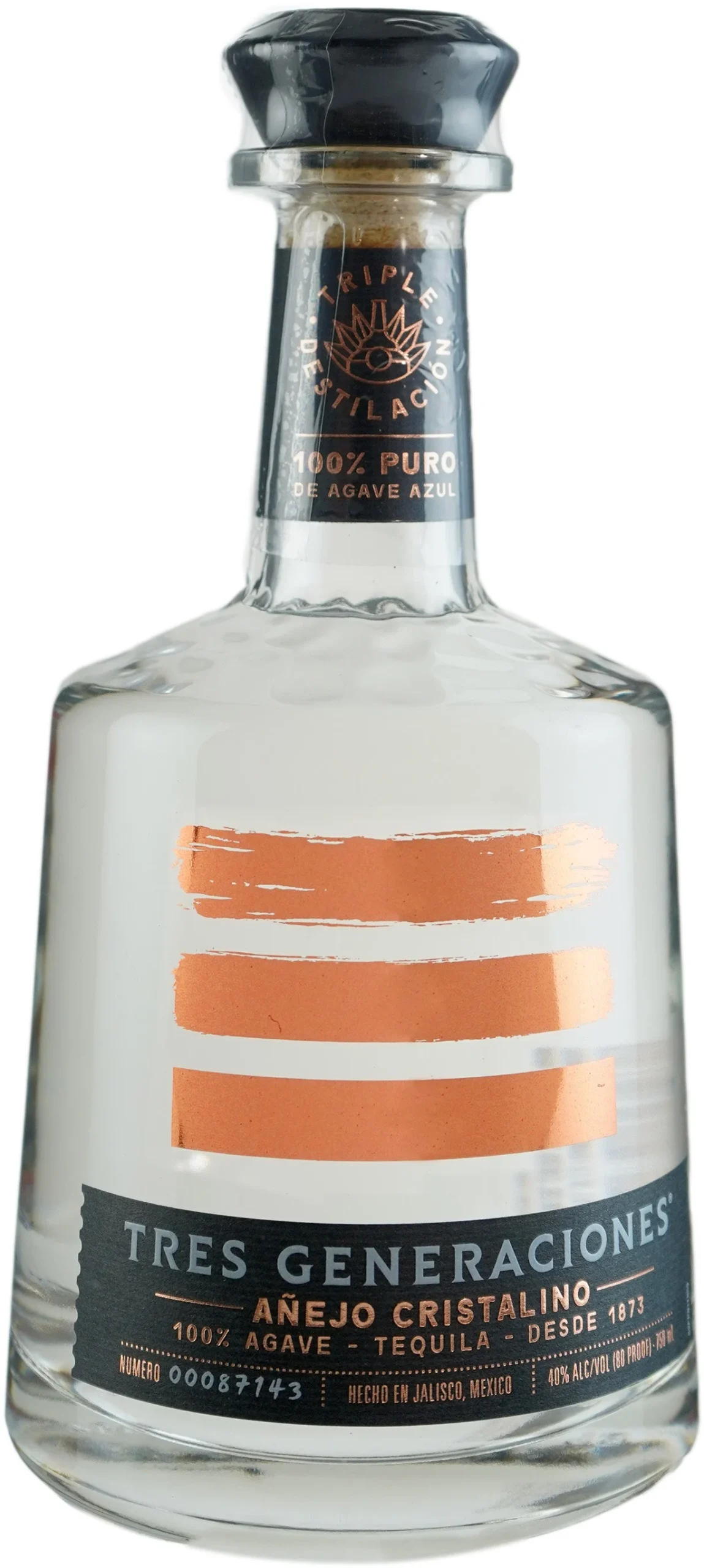 Tres Generaciones Anejo Cristalino Tequila