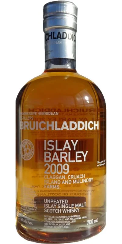 Bruichladdich Islay Barley 5th Release Claggan, Cruach Island & Mulindry Farms 2009 Whisky | 700ML - Whiskey