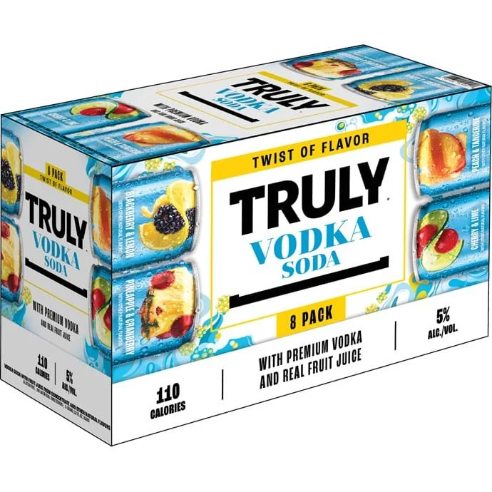 Truly Vodka Soda Twist Variety Cocktail | 8x355ML