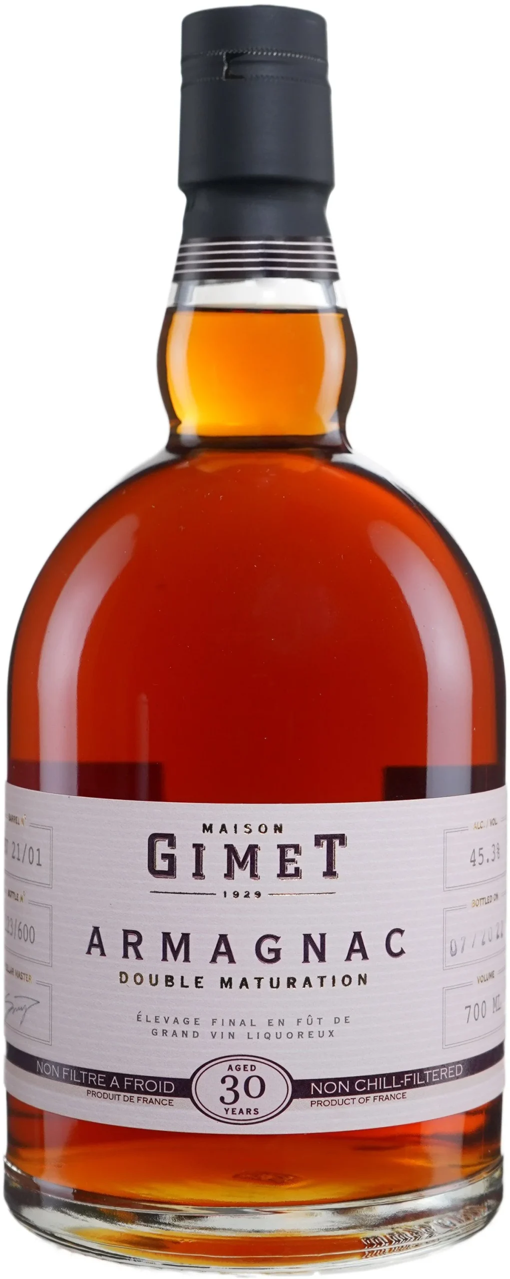 Larressingle Maison Gimet 30 años Vintage 1991 Armagnac | 700ML - armañac