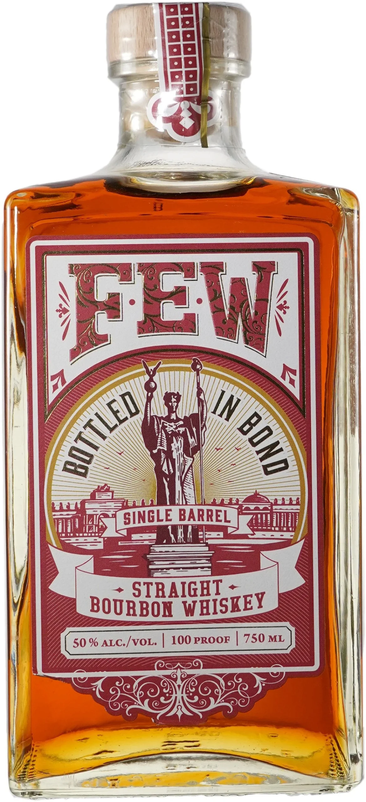FEW Bottle in Bond Bourbon Single Barrel # 18-0859 Carmen & Jurko Handpicked Bourbon Whiskey