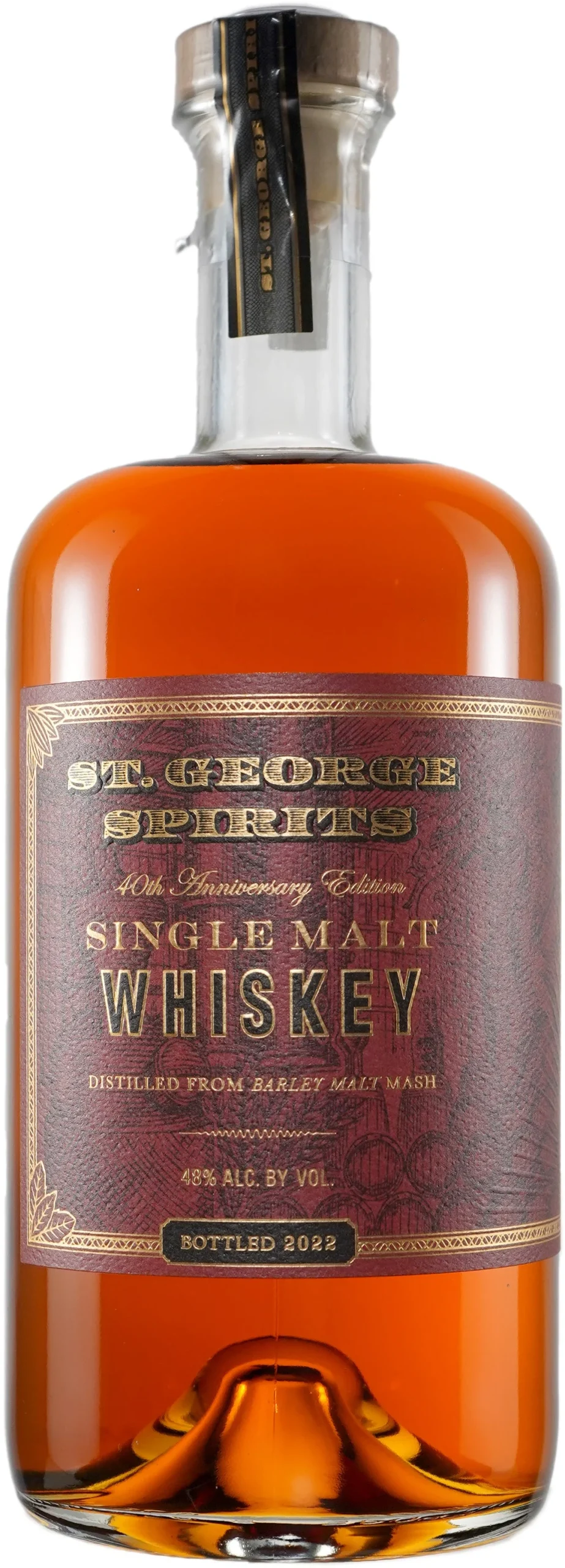 St. George 40th Anniversary Single Malt Whiskey