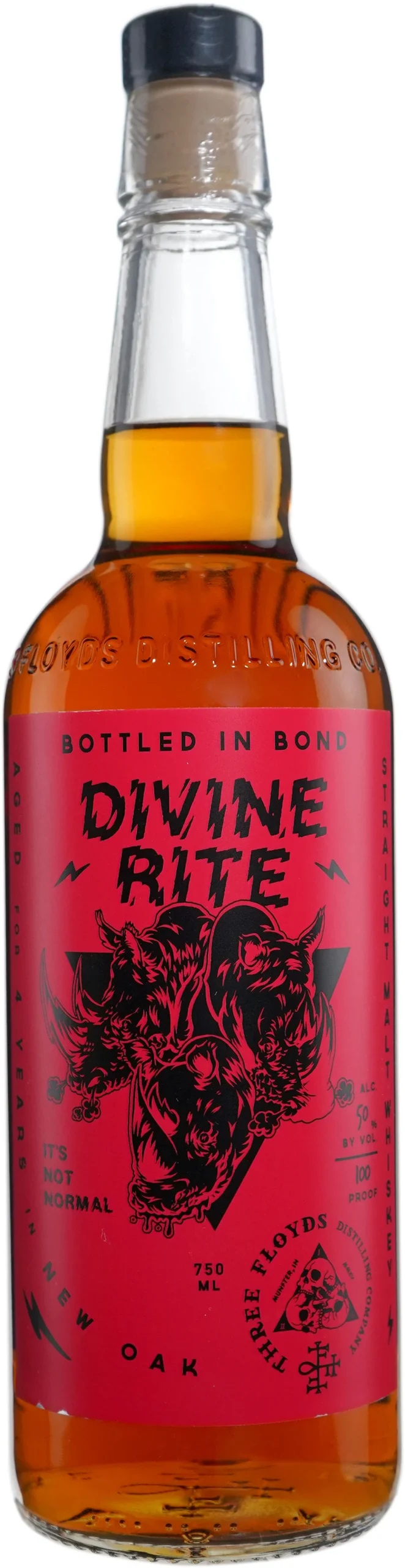 Three Floyds Divine Rite 4 Year Old Malt Whiskey