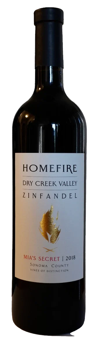 2018 | Homefire of Sonoma | Mia's Secret Zinfandel - Wine