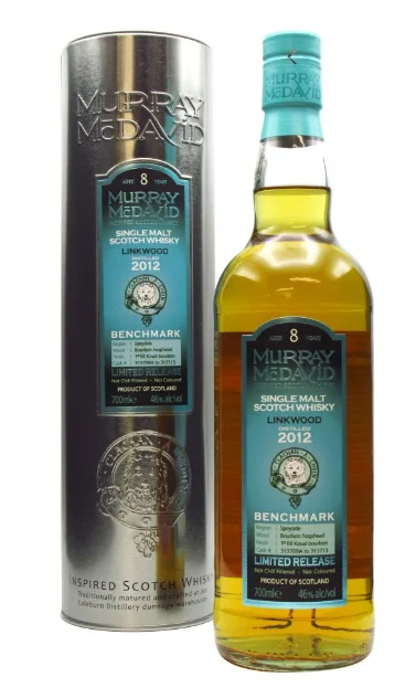 2012 Murray McDavid Benchmark Linkwood 8 Year Old Single Malt Scotch Whisky - Whiskey
