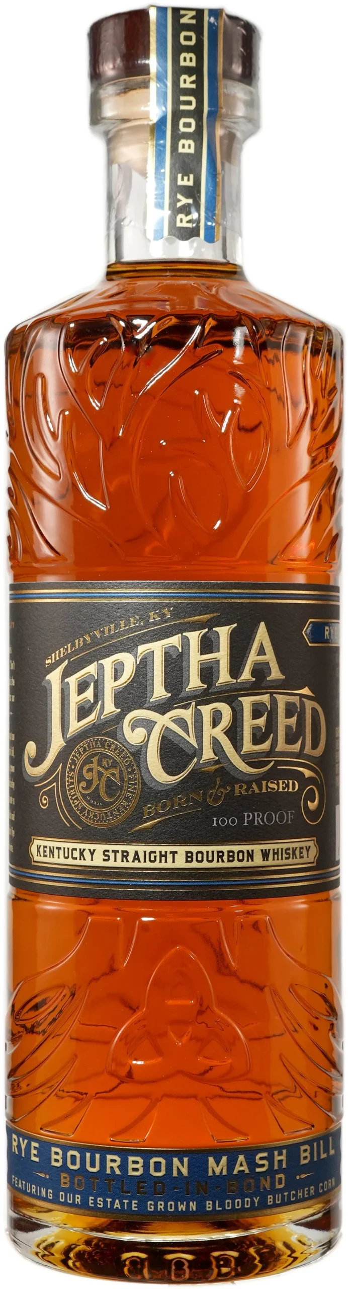 Jeptha Creed embotellado en whisky bourbon pesado Bond Rye