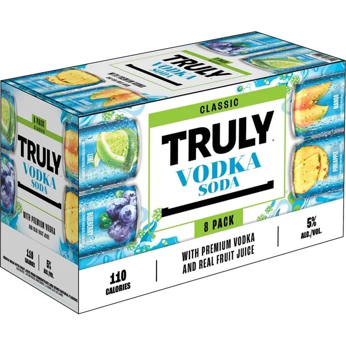 Truly Vodka Soda Classic Variety Cocktail | 8x355ML