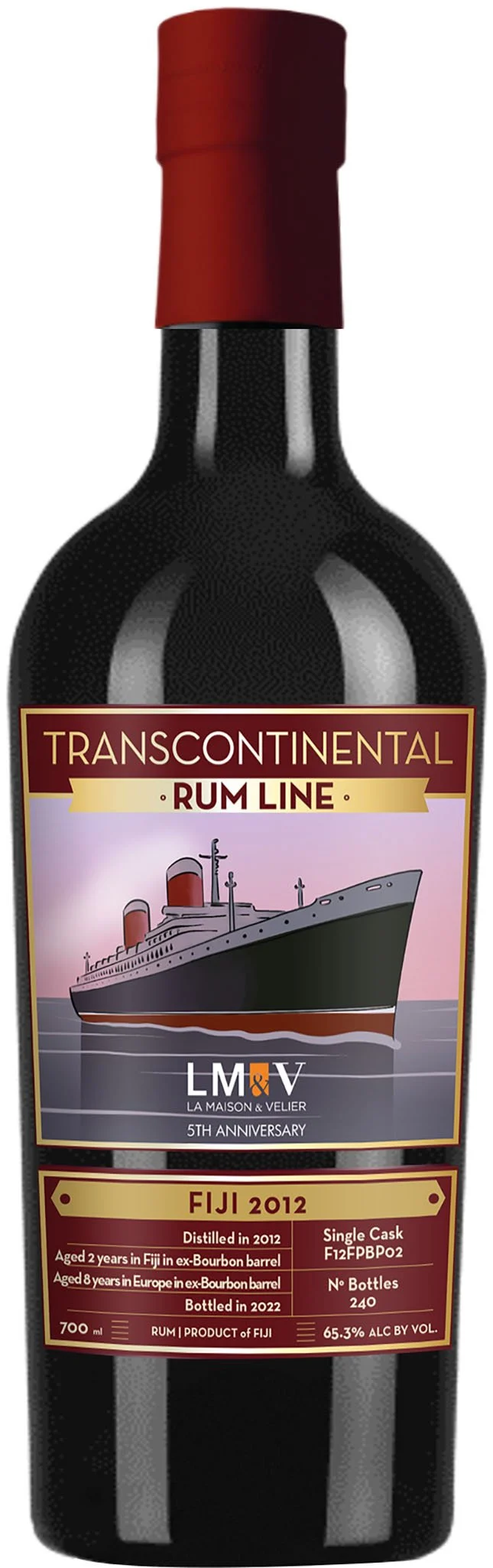 Transcontinental Line Fiji 10 Year Old 2012 Rum | 700ML