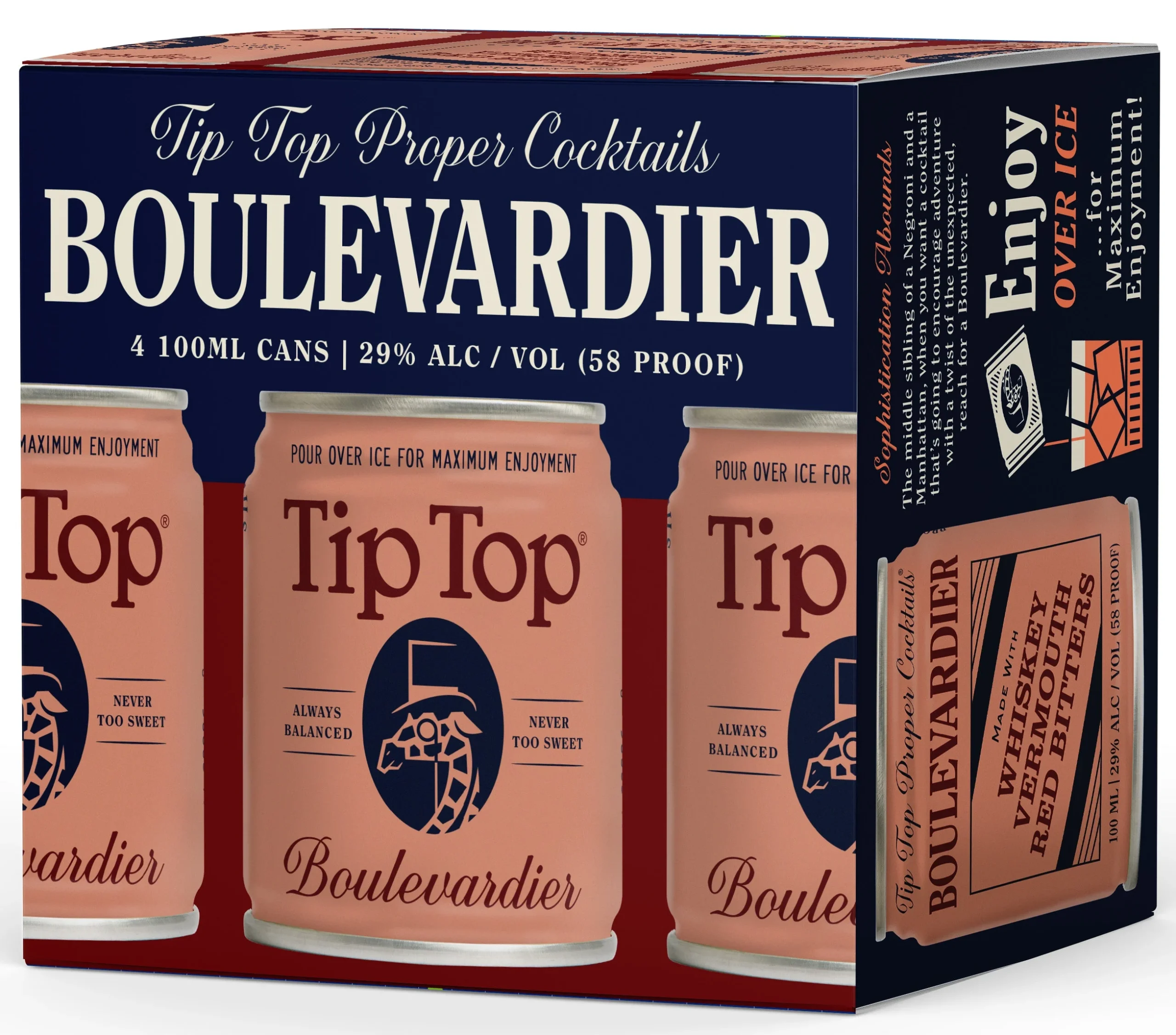 Tip Top Boulevardier Cocktail | 4x100ML