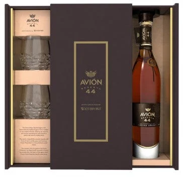 Avion Reserva 44 Waterford Extra Anejo Crystal Set - Tequila
