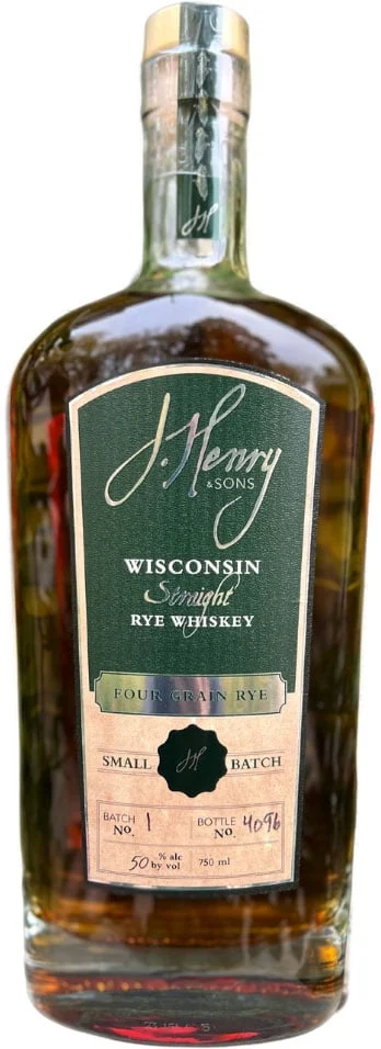 Whisky de centeno de cuatro granos J. Henry & Sons - Whiskey
