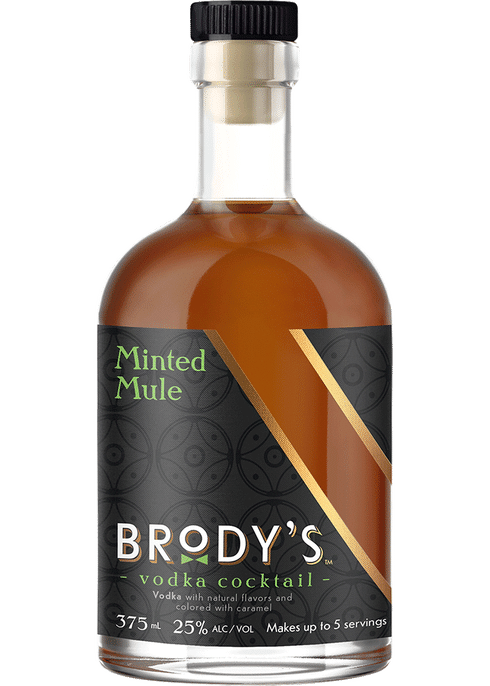 Brody's Minted Mule Vodka Cocktail | 375ML