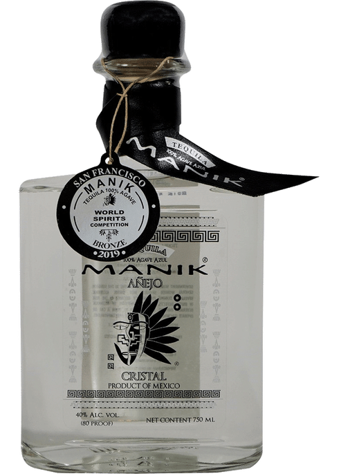 Manik Cristal Anejo Tequila