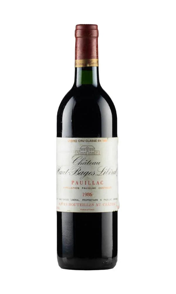 1986 | Château Haut-Bages Libéral | Pauillac