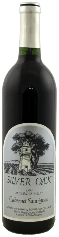 1994 | Bodegas de roble plateado | Alexander Valley Cabernet Sauvignon - Wine