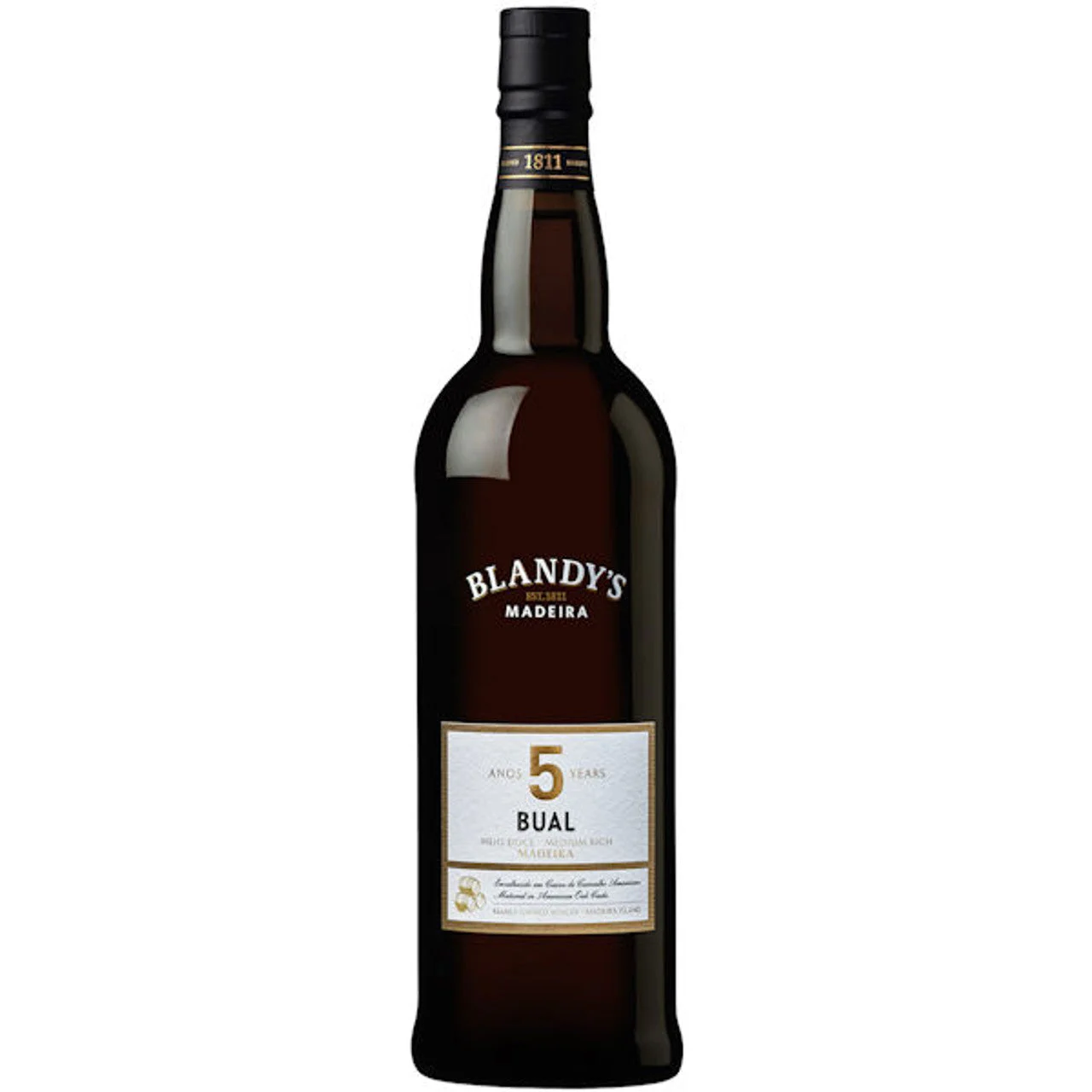 Blandy’s Madeira | 5 Year Old Medium Rich Bual - NV