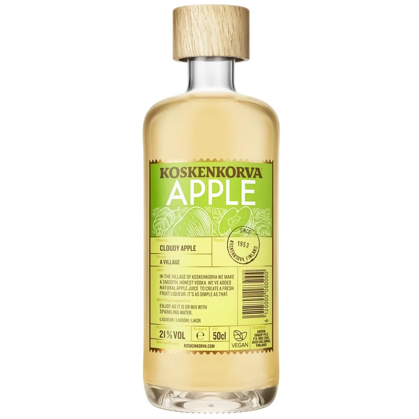 Koskenkorva Cloudy Apple Liqueur | 500ML