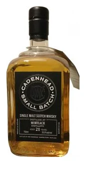 Mortlach 21 Year Old Cadenhead Small Batch Single Malt Scotch Whisky - Whiskey