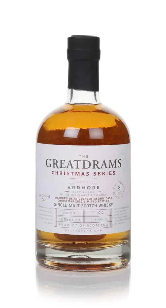 Ardmore 8 años 2014 (barril GD-ARD-14) - Serie navideña (GreatDrams) | 500ML