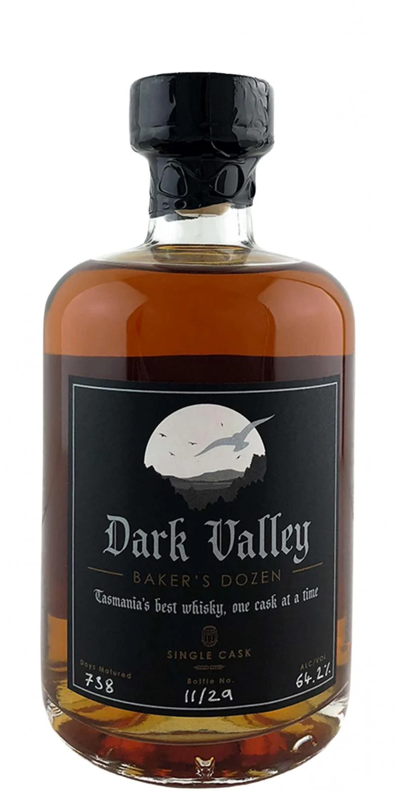 Dark Valley Baker's Dozen DVW Single Cask Single Malt Whisky | 500ML - Whiskey