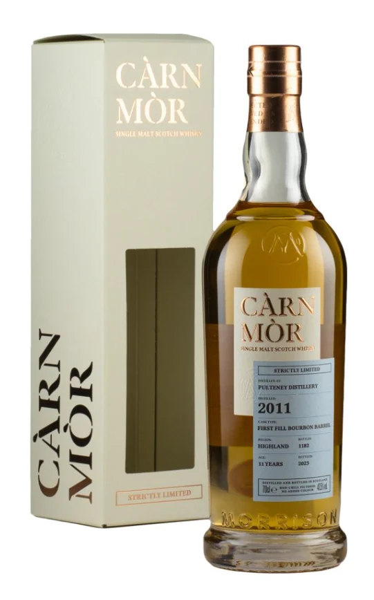 Pulteney 11 Year Old Carn Mor Strictly Limited 2011 Single Malt Scotch Whisky | 700ML - Whiskey