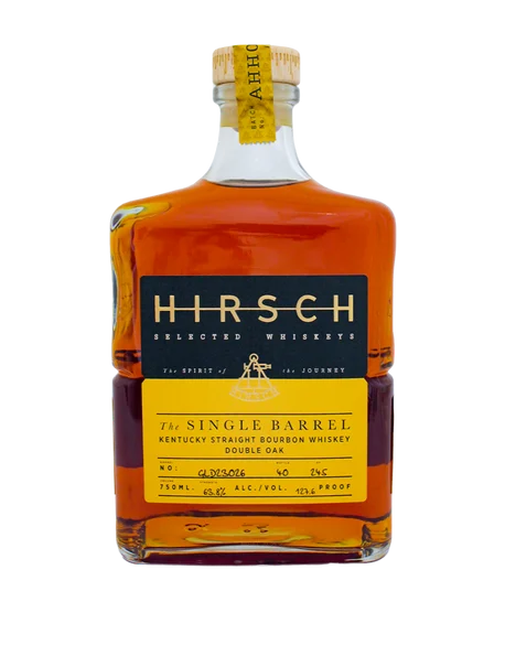 HIRSCH S1B63 Single Barrel Double Oak Bourbon Whiskey