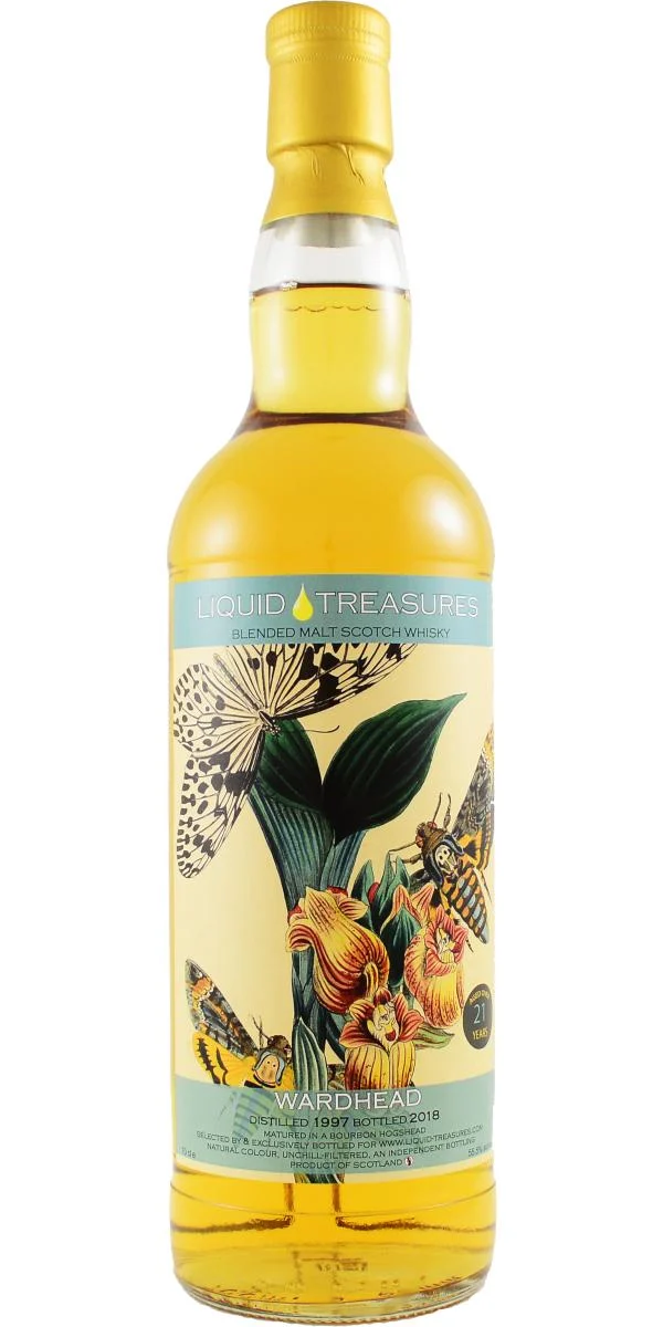 Wardhead 1997 (Liquid Treasures) Entomology Series 2018 Release Blended Malt Scotch Whisky | 700ML - Whiskey